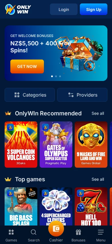 Die OnlyWin Casino App